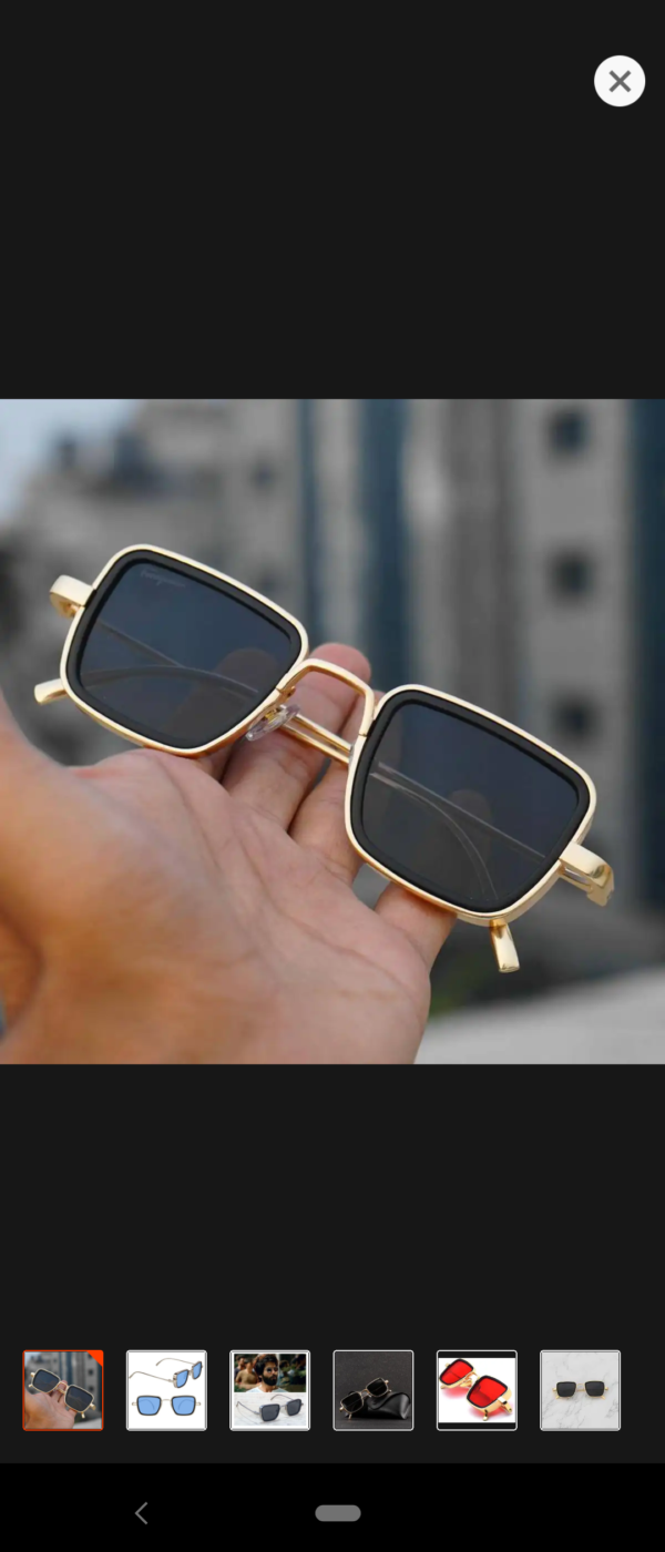 Original kabhir Singh sun glasses in Metal frame for Mens - Image 2