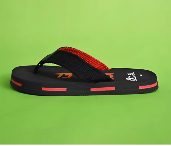 Black camel casual slippers for Mens